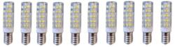  Set 10 × Becuri LED E14 - 7 W, lumină caldă 3000 K, 220 V ? (LS E14 7W 3000K R)