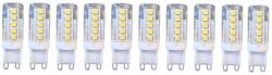  Set 10 × Becuri LED G9 - 5 W, lumină rece 6000 K, 220 V (LS G9 5W 6000K R)