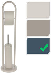 Excellent Houseware Set WC + perie EXCELENT 80 cm albastru inchis