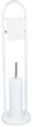 ALPINA Suport pentru hartie igienica si perie toaleta inox 80 cm