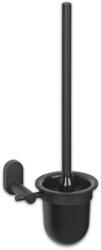 Kela Perie de toaleta ALESSIO otel inoxidabil 18/10 negru 15.0x12.0x43.0cm