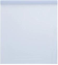 vidaXL Фолио за прозорци статично бял мат 60x500 см PVC (155823)