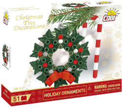 COBI COBI: Set de construcție ornament de Crăciun pentru brad - coroniță festivă (20009) (COBI-20009)
