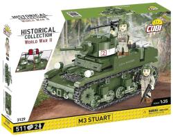 COBI COBI: Joc de construcție tanc M3 Stuart (3129) (COBI-3129)