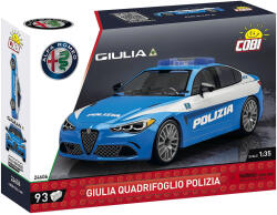 COBI COBI: Set de construcție mașină de poliție Alfa Romeo Giulia Quadrifoglio (24606) (COBI-24606)