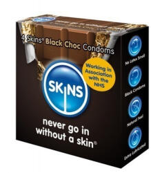 Skins óvszer - Black Choc