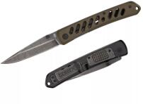 Gerber AFFIRM zsebkés övcsipesszel, alumínium markolattal, zöld (1074312)