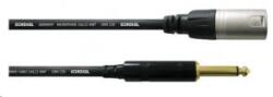 Cordial CCM 5 MP mikrofon kábel 1 XLR male 3-pin -> 1 6.5mm Jack mono (CCM 5 MP) - aqua