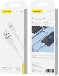 FONENG Micro USB kábel FONENG X90 2.1A 1M Fehér