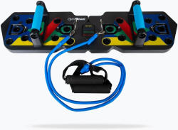 GymBeam Fekvőtámasz fogantyúk GymBeam black/blue/yellow