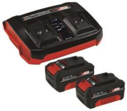 Einhell Power X-Change 18V kezdő készlet (2x 4, 0 Ah akkumulátor + 3A töltő), 4512112