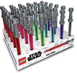 LEGO® Zseléstoll display, 0, 7 mm, fénykard, LEGO Star Wars, 6 különböző szín (LCDU53289P) (LCDU53289P)