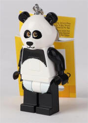 LEGO® Kulcstartó, LED világítással, LEGO Panda Guy (LLGLKE195H) (LGL-KE195H)