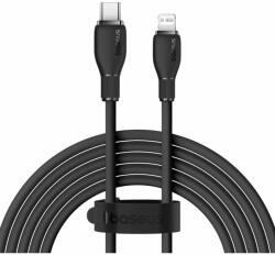 Baseus Кабел Baseus Pudding, от USB C(м) към Lightning (м), 2m, 20W, черен (P10355701111-01)