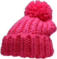 4F Női Sapka - Neon Rózsaszín Pomponnal