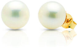  Arany Fülbevaló - 8, 5 mm Gyöngy, Klasszikus Stílus