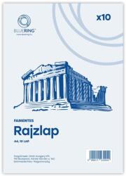 BLUERING A4 Famentes Rajzlap - 10 ív, 120g