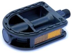 Velotech műanyag gyerek pedál, kismenetes (fél colos), fekete