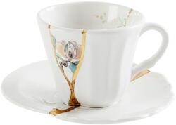 Seletti Kávéscsésze csészealjjal KINTSUGI 3, fehér, Seletti (SLT09643)