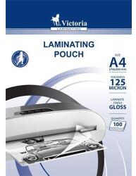 Victoria Office Meleglamináló fólia, 125 mikron, A4, fényes, VICTORIA OFFICE (ILKVF1254) - jatekotthon