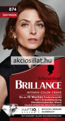 Schwarzkopf Brillance Intensiv krémhajfesték 874 Bársonybarna
