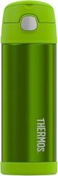 Thermos Термос бутилка със сламка FUNtainer 470 мл, лайм (120027)