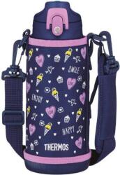 Thermos Термос за деца Active, с 2 капачки и калъф, 800 мл, лилав (120071)