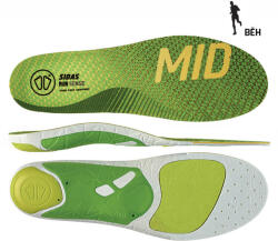 SIDAS Run 3Feet Sense Mid Mărime încălțăminte (EU): 42-43 / Culoare: verde (CSE3FRUNSENS19_MI_04)