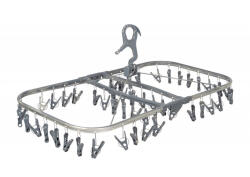 Bo-Camp Drying carousel foldable 48 Culoare: gri (6415158)