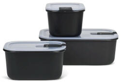Mepal EasyClip 2x450 + 1000 ml Culoare: negru (05340H)