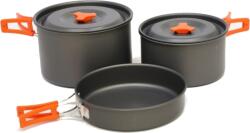 Vango Hard Anodised 4 Person Cook Kit Culoare: negru/portocaliu (ACTHARDAN000002)