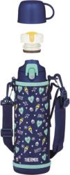 Thermos Active Термос за деца с 2 капачки в калъф, 1 л, лилав (120081)