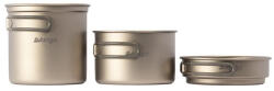 Vango Titanium 3 Piece Cook Set Culoare: argintiu (ACVTITANM000003)
