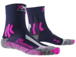 X-Bionic X-Socks Trek Outdoor Women Șosete MIDNIGHT BLUE/PINK/LT GREY MELANGE 41-42 EU