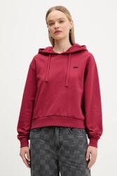 Vans pamut melegítőfelső piros, sima, kapucnis, VN000P5PBRD1 - piros XL