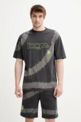 HUGO Blue pamut póló - szürke M - answear - 18 290 Ft