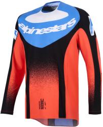 Alpinestars Tricou motocross Alpinestars Techstar Knif portocaliu-negru-albastru (AIM170-0330)