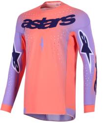 Alpinestars Tricou motocross Alpinestars Supertech Scenz portocaliu-coral-violet (AIM170-0325)