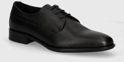 BOSS bőr félcipő Colby fekete, férfi, 50523042 - fekete Férfi 46