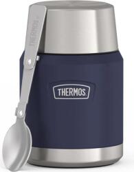 Thermos Termos pentru mâncare Icon, cu lingură pliabilă, 470 ml, albastru, 2 piese (173084)