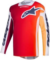 Alpinestars Tricou motocross Alpinestars Racer Portl roșu-portocaliu-gri deschis (AIM170-0317)