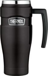 Thermos Cana termică cu mâner Style, 470 ml, negru mat (160033)