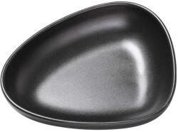LIND DNA CURBA Farfurie adâncă 22 cm, negru, gresie, LIND DNA (LIND990165)