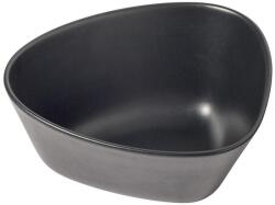 LIND DNA CURBA Bol de servit 22 cm, negru, gresie, LIND DNA (LIND990167) Castron