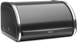 Brabantia Coșul de pâine ROLL TOP 11 l, mat negru, oțel inoxidabil, Brabantia (BRAB236686)