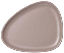 LIND DNA Farfurie pentru micul dejun CURBA 22 cm, cald gri, gresie, LIND DNA (LIND991426)