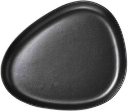 LIND DNA CURBA Platou de servit 35 cm, negru, gresie, LIND DNA (LIND990164) Tava