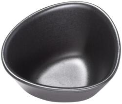 LIND DNA CURBA Bol ceramică 11 cm, negru, gresie, LIND DNA (LIND990166) Castron
