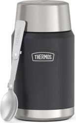 Thermos Termos pentru mâncare Icon, cu lingură pliabilă, 710 ml, gri închis, 2 piese (173090)