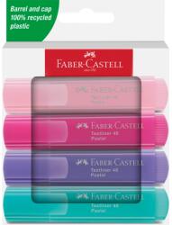 Faber-Castell Set textmarker pastel 1546 4 culori/set cutie carton FABER CASTELL (FC254654)